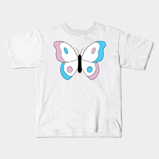 Butterfly Pride - Trans Kids T-Shirt